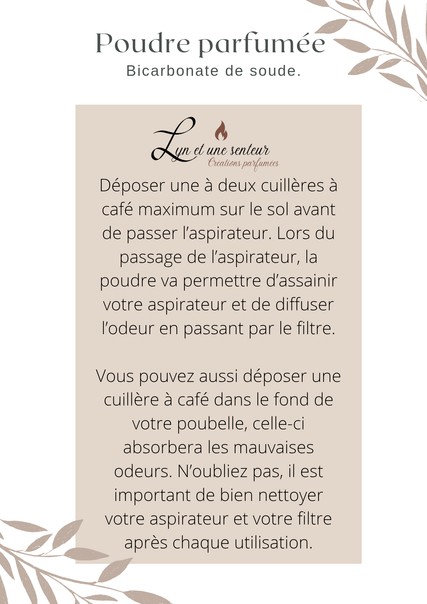 Poudre parfumée
