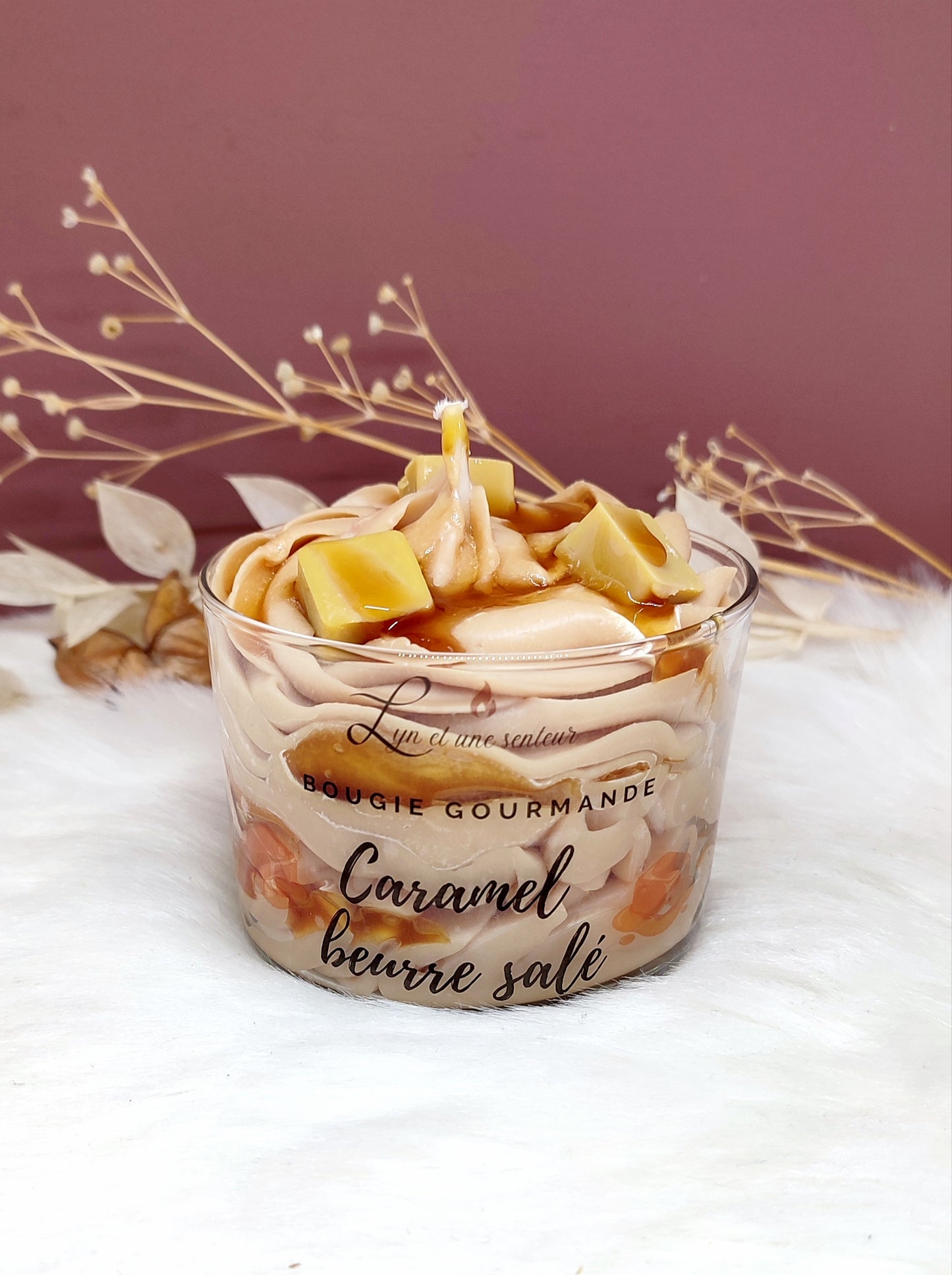 Bougie gourmande CARAMEL BEURRE SALÉ