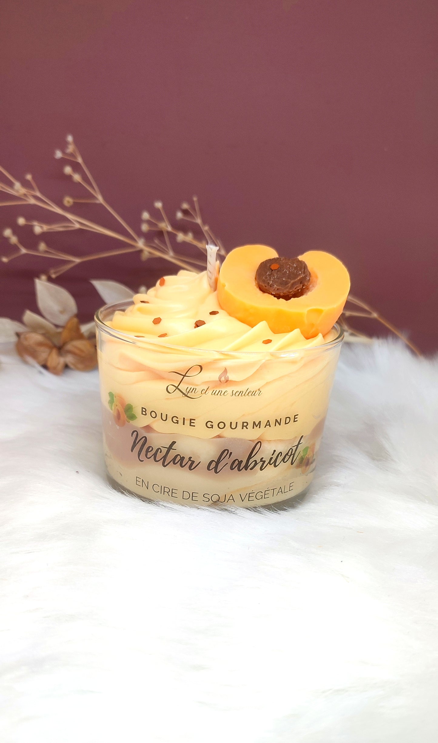 Bougie gourmande NECTAR D'ABRICOT