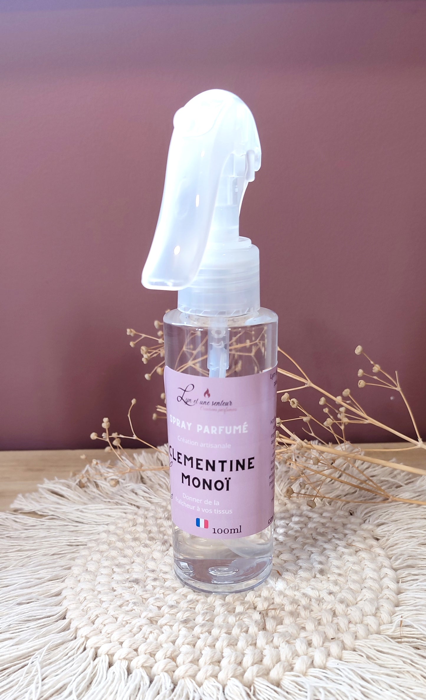 Spray parfumé parfumerie fine