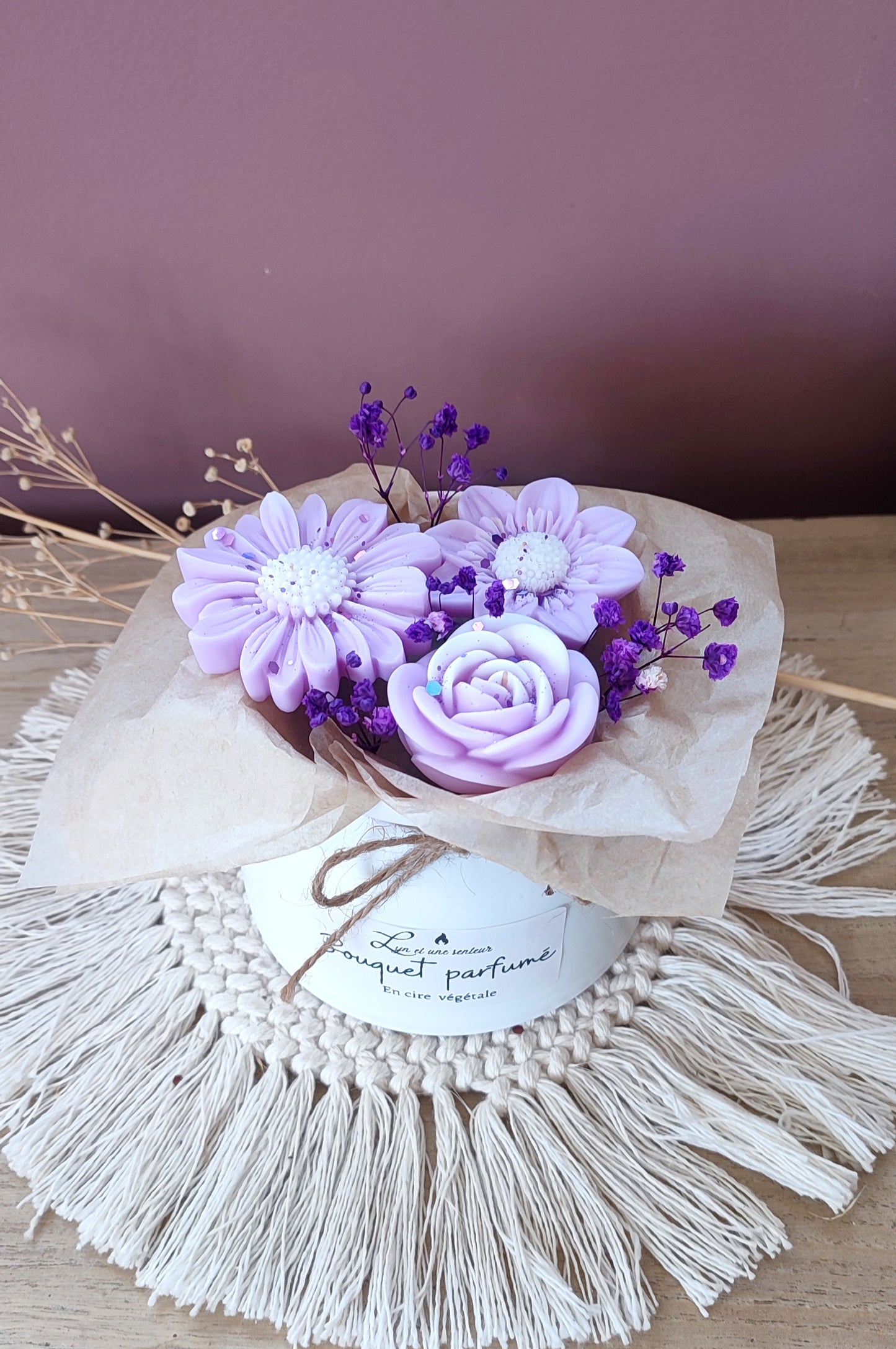 Bouquet parfumé violette
