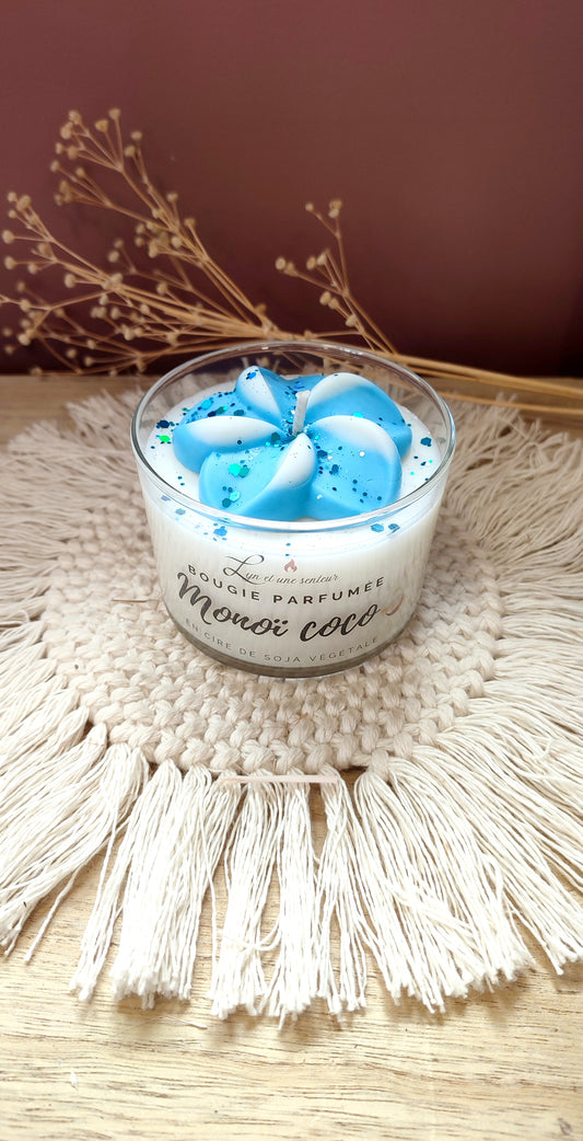 Bougie coulée monoï coco